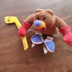 Olympic SLC Stuffed Plush Hockey Bear